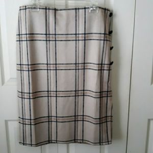 Plaid Skirt, NYCC Brand, Large NWOT